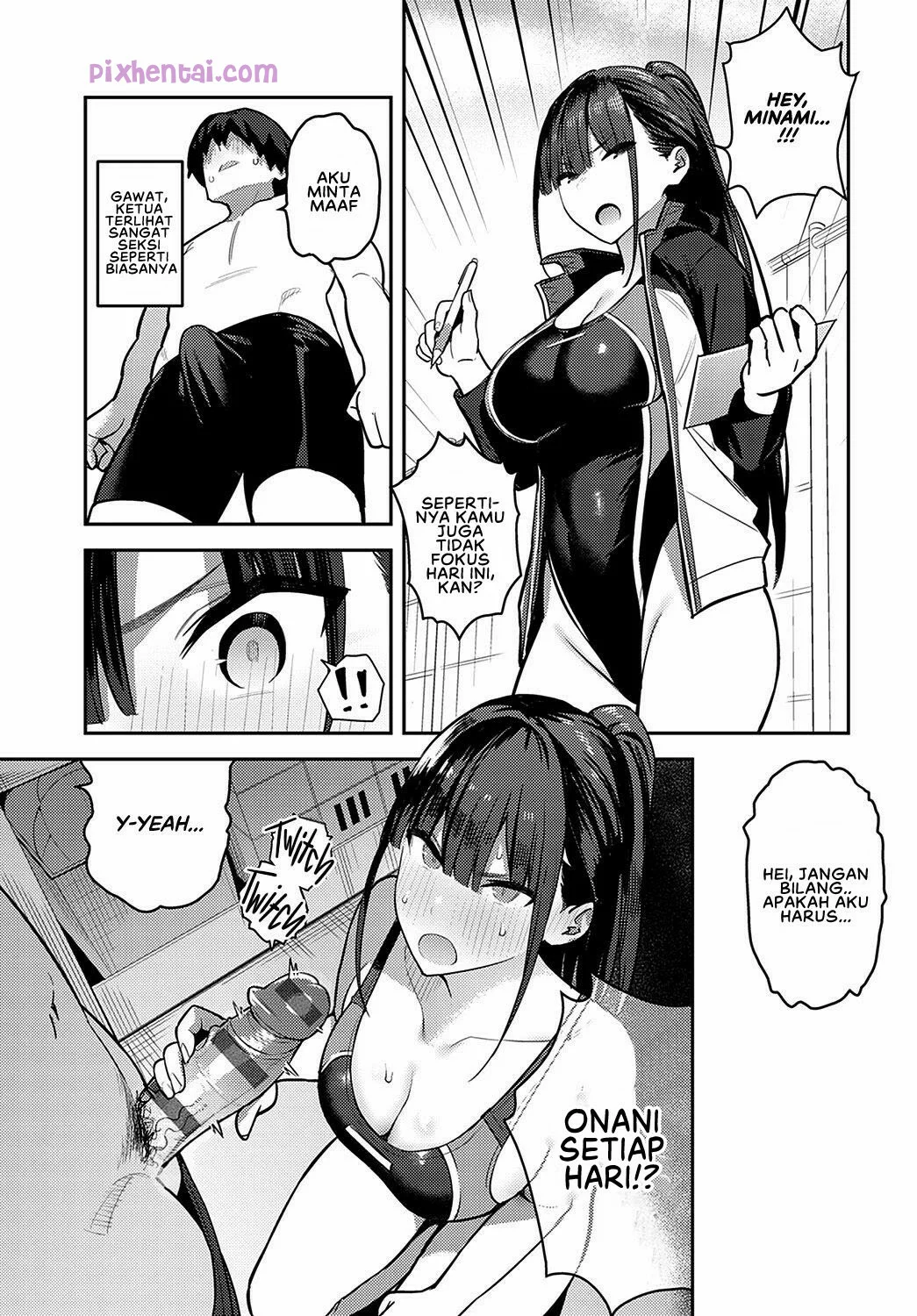 Komik hentai xxx manga sex bokep Getting Jerked Off by the Swimming Club Senpai 11